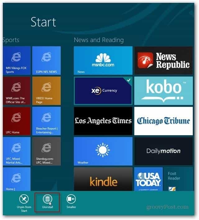 Cara Menghapus Aplikasi Windows 8