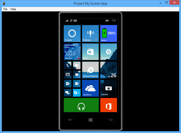 Windows Phone 8.1 Memungkinkan Layar Proyeksi ke PC