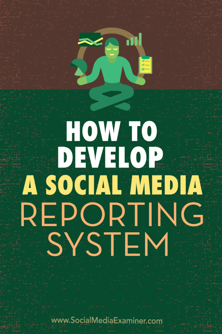 Bagaimana Mengembangkan Sistem Pelaporan Media Sosial: Penguji Media Sosial