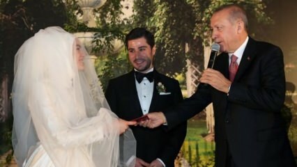 Erdogan dan Temel Karamollaoğlu berkumpul di pesta pernikahan
