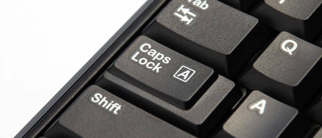 Cara Menggunakan Tombol Shift untuk Menonaktifkan Caps Lock