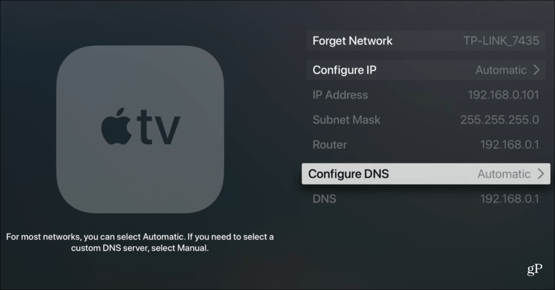 Cara Mengubah Pengaturan DNS di Apple TV Anda