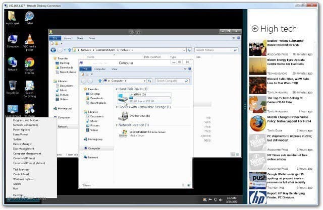 Aktifkan Remote Desktop di Windows 8