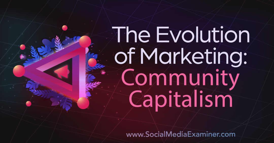Evolusi Pemasaran: Kapitalisme Komunitas-Penguji Media Sosial