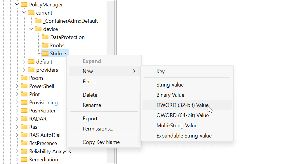 Aktifkan Stiker Desktop di Windows 11