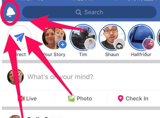 Facebook tampaknya telah memindahkan ikon Pemberitahuan dari bawah ke atas aplikasi seluler untuk iOS.