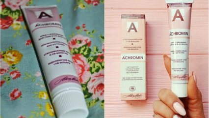 Apa yang dilakukan dengan Achromin spot cream? Bagaimana cara menggunakan krim Achromin spot?