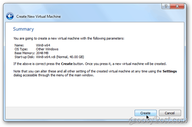 Ringkasan VirtualBox Vm windows 8