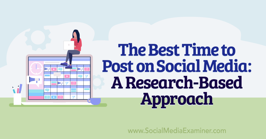 Waktu Terbaik untuk Posting di Media Sosial: Pendekatan Berbasis Penelitian oleh Anna Sonnenberg