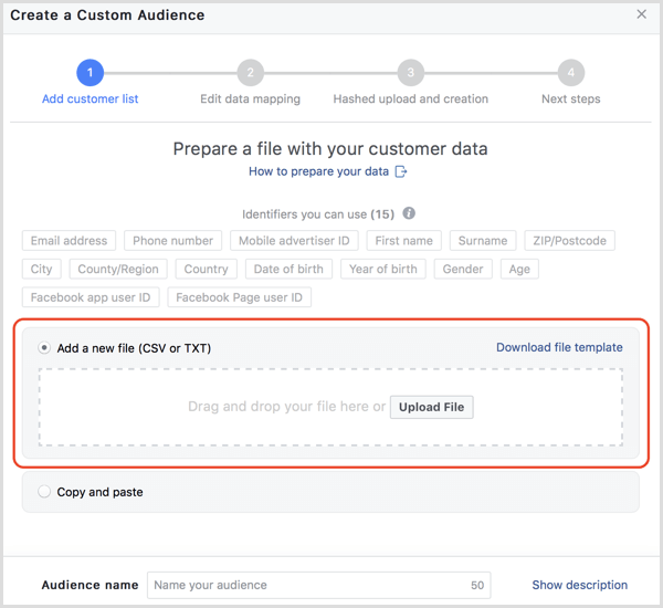 Facebook mengunggah data pelanggan