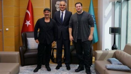 Pertemuan dengan Menteri Kebudayaan Ersoy Cem Yılmaz dan Şahan Gökbakar