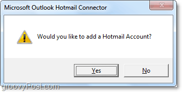 tambahkan akun hotmail ke outlook menggunakan alat konektor