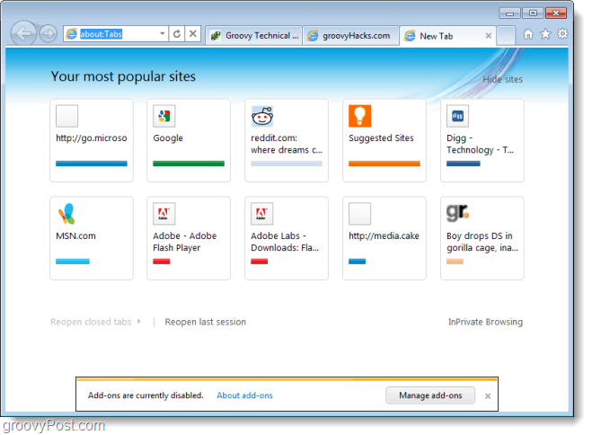 Tur Screenshot Internet Explorer 9 Beta