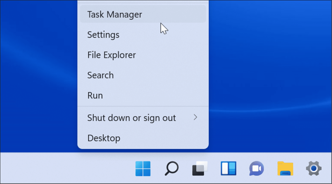 Buka Pengelola Tugas di Windows 11