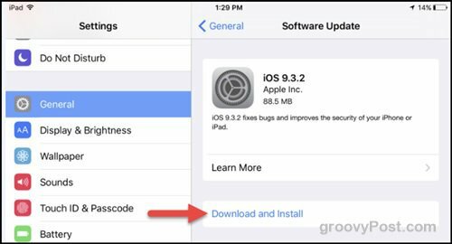 apple iOS 9.3.2 memperbarui patch keamanan