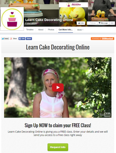 belajar menghias kue aplikasi facebook online