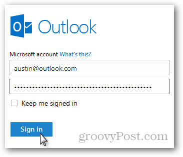 login email outlook.com