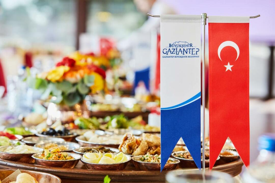 Festival Jalan Budaya GastroANTEP diadakan di Istanbul!