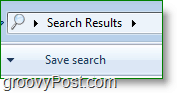 Tangkapan layar Windows 7 -Windows Search