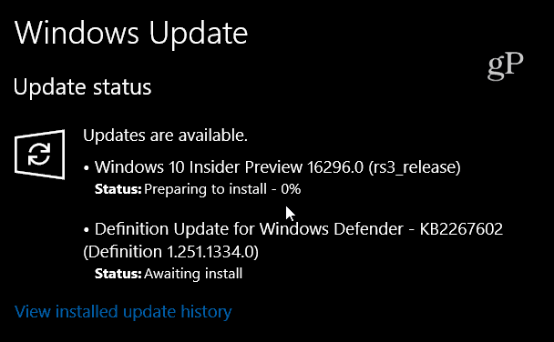 Microsoft Merilis Windows 10 Preview Build 16296 untuk PC