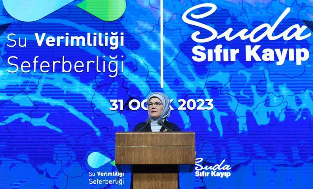 Emine Erdoğan menghadiri pertemuan pengantar 