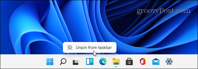 hapus widget dari taskbar windows 11