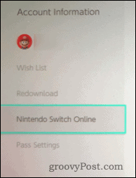 Nintendo Beralih Informasi Akun