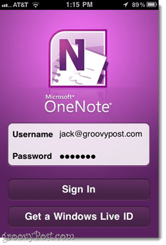 OneNote untuk iPhone (Gratis dari Microsoft)