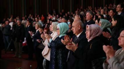 Emine Erdoğan di Pusat Kongres dan Kebudayaan Beştepe 