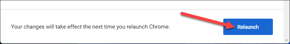 Luncurkan kembali tombol Chrome