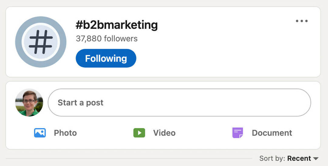 cara menganalisis-linkedin-hashtags-branded-hashtag-search-sort-by-recent-b2bmarketing-example-20