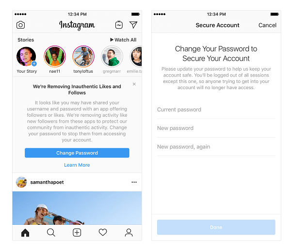 Instagram mengumumkan akan mulai menghapus suka, mengikuti, dan komentar yang tidak autentik dari akun yang menggunakan aplikasi dan bot pihak ketiga untuk meningkatkan popularitas mereka.