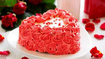 Bagaimana cara membuat kue hati termudah? Resep kue ulang tahun jantung