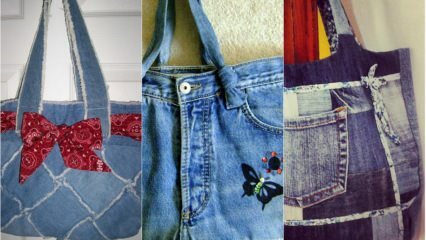 Membuat tas dari jeans