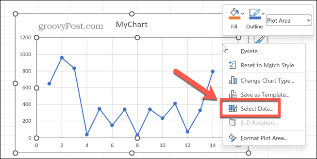 excel pilih data