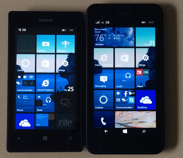 Nokia Lumia 520 dan 635