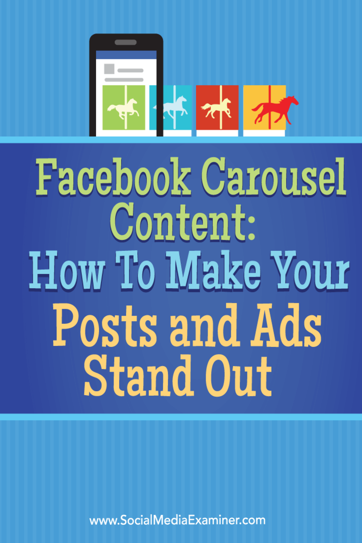 membuat dan menggunakan iklan dan posting carousel facebook