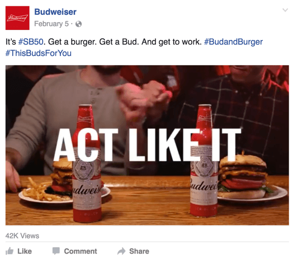 iklan video facebook budweiser