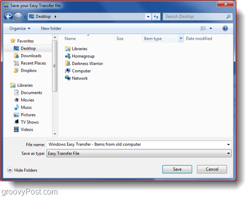 Alat Transfer Mudah Windows 7 - Panduan Cepat