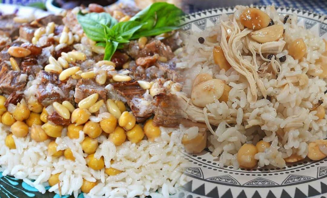 Bagaimana cara membuat pilaf Divrigi? Resep pilaf divriği Sivas yang terkenal