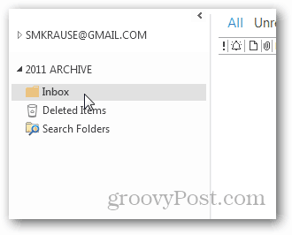 cara membuat file pst untuk prospek 2013 - kotak masuk folder baru