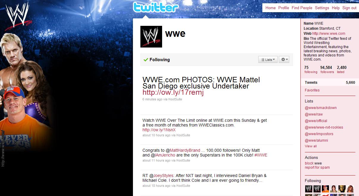 Smackdown Media Sosial: Headlock WWE Media Sosial: Pemeriksa Media Sosial