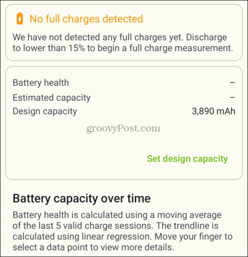 Periksa Kesehatan Baterai di Aplikasi Android AccuBattery