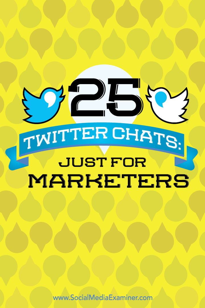 25 Obrolan Twitter: Hanya untuk Pemasar: Penguji Media Sosial