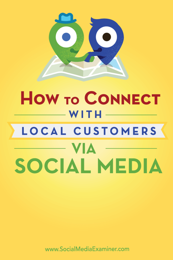 terhubung dengan pelanggan lokal di jaringan media sosial teratas