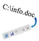Cara-Menunjukkan Lokasi File di Quick Access Toolbar Office 2010