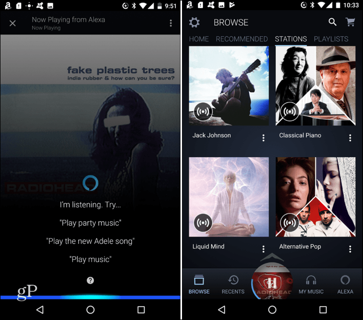 Aplikasi Musik Alexa Android