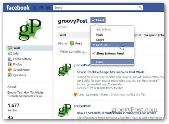 Facebook Menambahkan Daftar Minat: Cara Menggunakannya