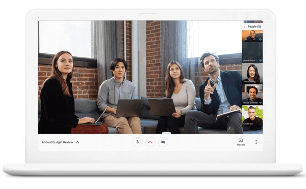 Google mengembangkan Hangouts untuk berfokus pada dua pengalaman yang membantu menyatukan tim dan menjaga pekerjaan tetap maju: Hangouts Meet dan Hangouts Chat.