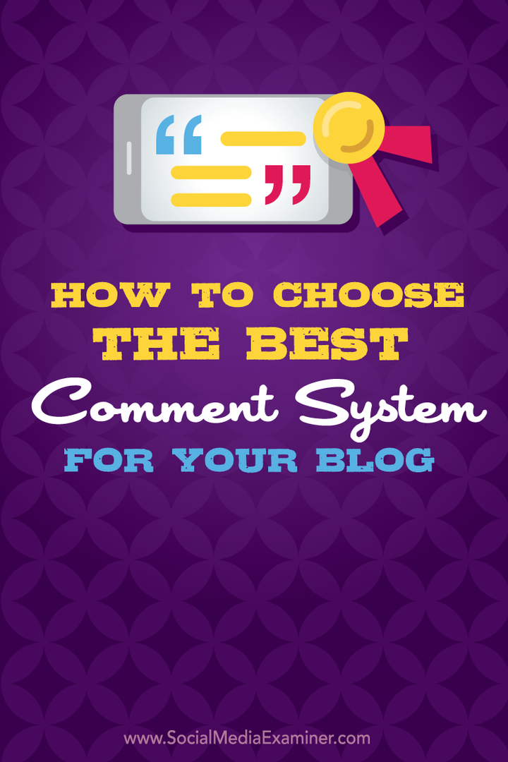 bagaimana memilih sistem komentar terbaik untuk blog Anda